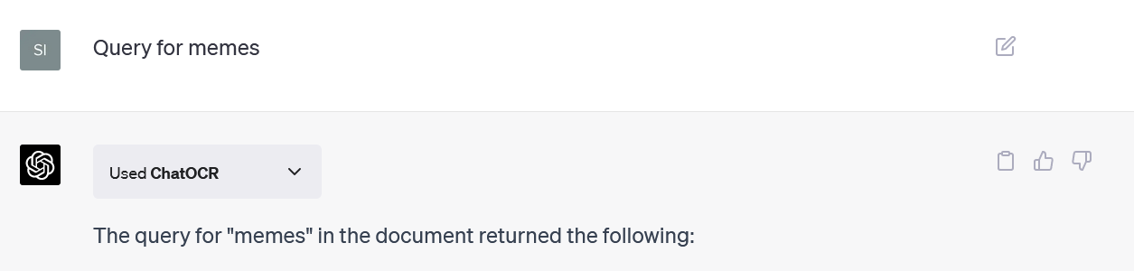 Illustration showing how to query for additional information